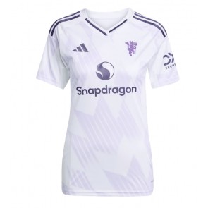 Billiga Manchester United Patrick Dorgu #13 Bortatröja Dam 2025-26 Kortärmad